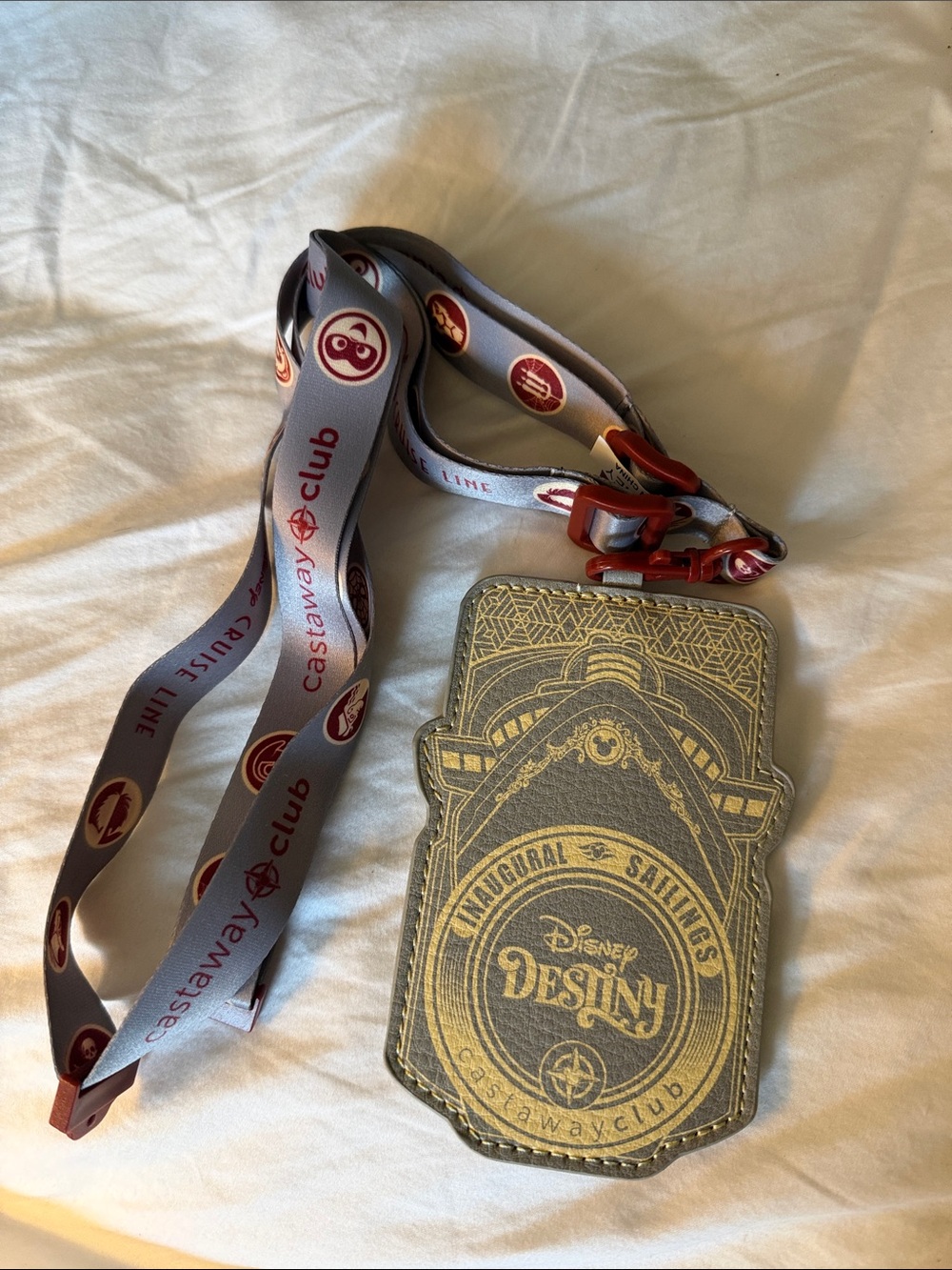 Disney Destiny Castaway Club Silver lanyard